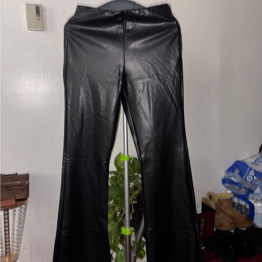 Forever 21 Black Faux Leather Pants